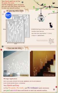 SS 229 REED MURAL DECALS DECO WALL PAPER STICKER  