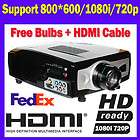 FULL HD Home Theater Multimedia 1080i LCD PROJECTOR WII PS3 DVD XBOX 