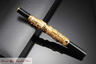 JINHAO Golden Chinese Dragon Rollerball Pen New  