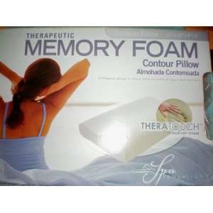 Therapeutic Memory Foam Contour Pillow    Orthopedic design to reduce 