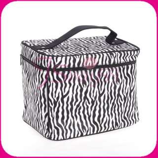 Cosmetic Bag Makeup Train Case Toiletry Holder Storage Travel Camping 