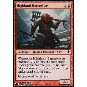  Berserker (Magic the Gathering   Zendikar   Highland Berserker 