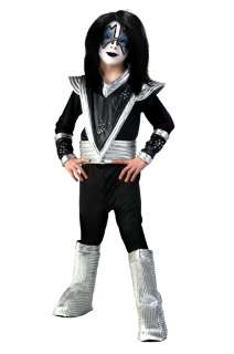KISS ACE FREHLEY DESTROYER HALLOWEEN COSTUME DELUXE   Kids Small 