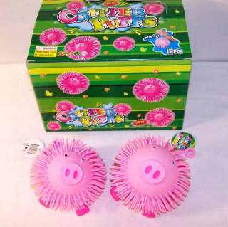 PIG PUFFER YOYO BALL toy balls pigs bounce squeeze  