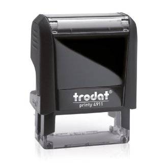   Trodat 4911 (Ideal 50) Red Self Inking Rubber Stamp