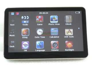 Car GPS Navigation  8GB Map FM Touch Screen AV IN  