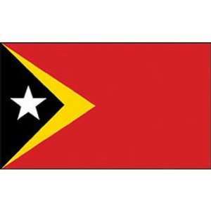  East Timor Flag 3ft x 5ft Patio, Lawn & Garden