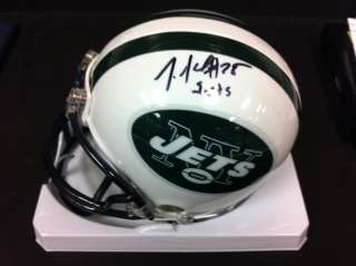 Joe McKnight Autographed Football Mini Helmet Auto Signed Inscribed 