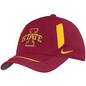  Nike Iowa State Cyclones Red Adjustable Hat Sports 