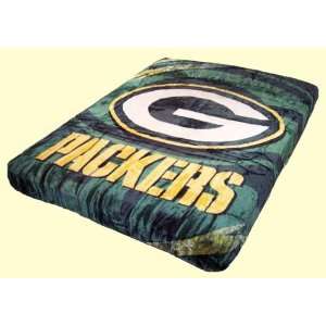 Queen NFL Packers Royal Plush Mink Blanket 