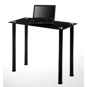 RTA Home and Office Tempered Glass and Metal Laptop and Utility Desk 