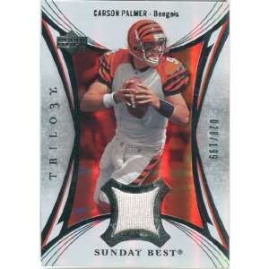   Sunday Best Jersey Silver #CP Carson Palmer /199 Sports Collectibles