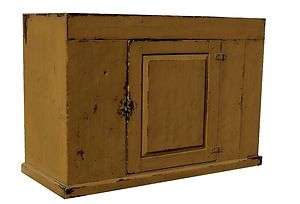   AMERICAN FARMHOUSE DISTRESSED PAINTED PINE COUNTRY PRIMITIVE DRY SINK