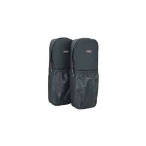   Large Padded Extreme Series Pouches, Black, Set of Two
