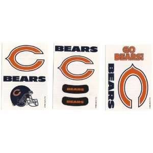  Chicago Bears NFL Temporary Tattoo   5 Sets   45 Tats 