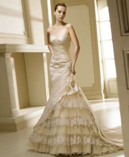 2012 Hote Mermaid Lace wedding bridal dresses Prom Bridal Gown Custom 