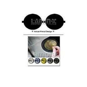   03 08) Fog Light Vinyl Film Covers by LAMIN X Gun Smoked Automotive