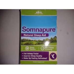  Peak Life Somnapure Natural Sleep Aid, 30 Sleep Tablets 