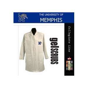  Memphis Tigers Long Lab Coat from GelScrubs Sports 