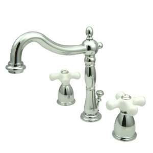 Kingston Brass KB1971PX Heritage Widespread Lavatory Faucet with 