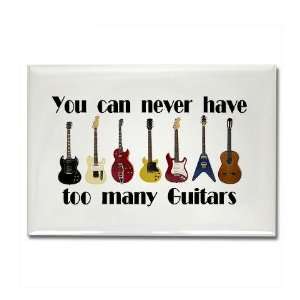 You can never have too many g Music Rectangle Magnet by  
