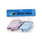   LLC 0021 Manual Sticky Note Dispenser, 3 x 3, Dark Blue Zip Notes 0021