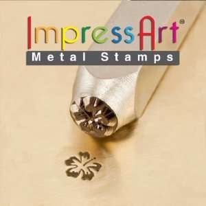  ImpressArt  6mm, Hibiscus Design Stamp