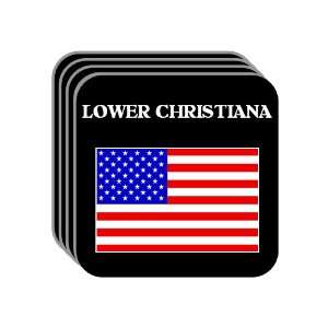  US Flag   Lower Christiana, Delaware (DE) Set of 4 Mini 
