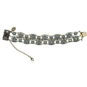  Outstanding Michal Negrin Two Tiered Bracelet Decorated 