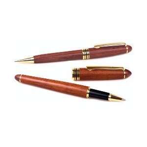 3723 ROSE WOOD    Wooden Illusion Series Twist Action Rollerball Pen 