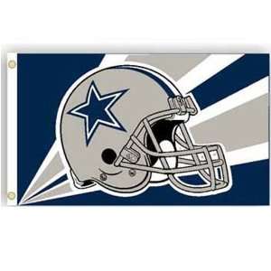  Dallas Cowboys NFL Helmet Design 3x5 Banner Flag by 