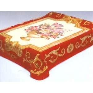   Bouquet Solaron Korean Thick Mink Plush Blanket Queen 