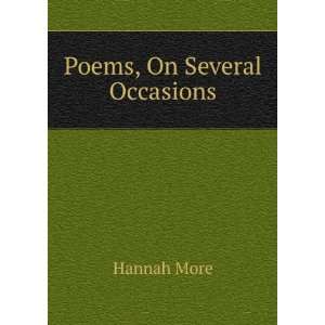  Poems, On Several Occasions Hannah More Books