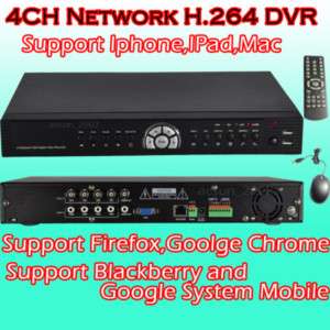 CCTV 4CH Net H.264 Standalone DVR Video Security System  