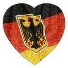 Carsons Collectibles Jigsaw Puzzle Heart of German Flag Waving 