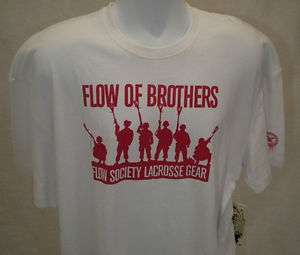 Flow Society Lacrosse Flow Brothers TShirt Mens XL XXL  