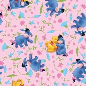   43/44 Wide 100% Cotton 10yd D/R Pooh Eeyore Arts, Crafts & Sewing