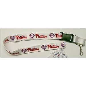  MLB Philadelphia Phillies Lanyard, White Sports 