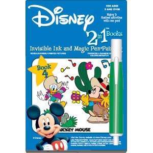  Disney 2 in 1 Magic Pen Painting & Invisible Ink Book by 