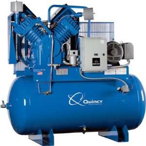 Quincy Compressor Reciprocating Air Compressor   25 HP, 230 Volt 3 