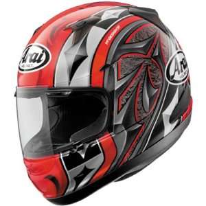  Arai Ace RX Q Road Race Motorcycle Helmet   Red / X Large 