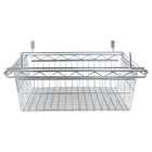    Sliding Wire Basket For Wire Shelving, 18w x 18d x 8h, Silver