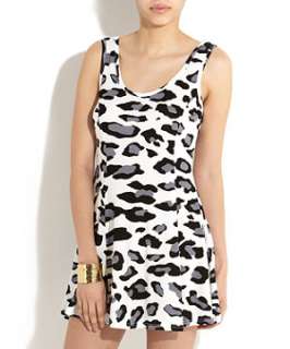 White Pattern (White) G Heaven Leopard Print Vest Dress  254758819 