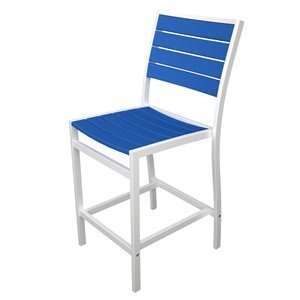  Poly Wood A101FAWPB Euro Counter Side Chair Outdoor Bar 