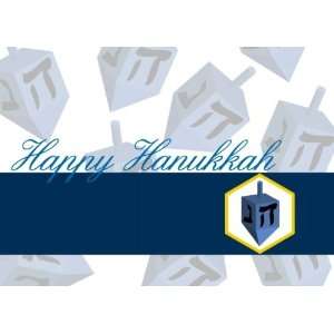  Birchcraft Studios 2235 Happy Hanukkah Card with Dreidel 