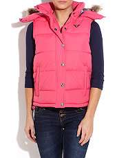 Pink (Pink) Le Breve Quilted Gilet  228617070  New Look