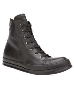 Rick Owens Black Leather Shoes   Bonnie & Clydes   farfetch 