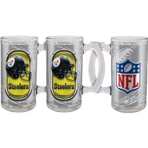  Steelers High Definition Sport Mug  Set of 2