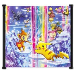  Pokemon Anime Fabric Wall Scroll Poster (17x16) Inches 