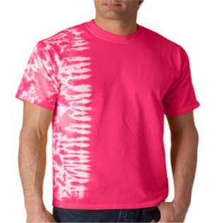 Gildan Tie Dyes Adult One Color Fusion Tee Shirt Pink Med 